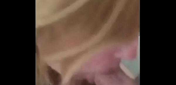 Wow This Blonde Hottie Can Suck Dick